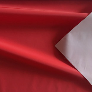 柔软尼丝纺红色万搏(中国)布