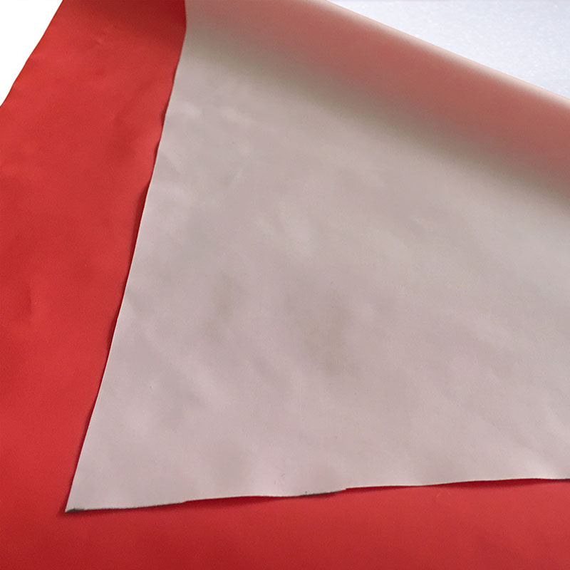 柔软尼丝纺红色万搏(中国)布