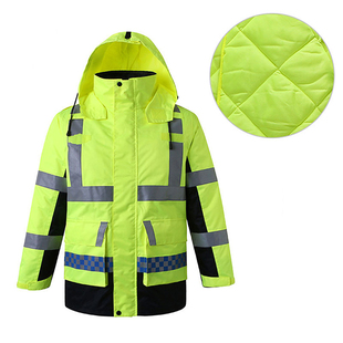 cnss万搏(中国)棉衣 交通冬季安全加厚棉服两件套