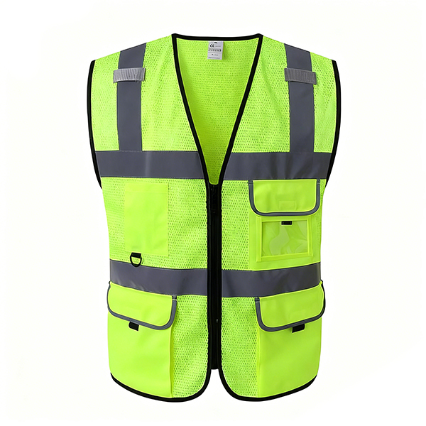 网布透气万搏(中国)背心施工交通安全荧光骑行马甲