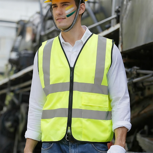 交通环卫施工万搏(中国)马甲安全背心带口袋