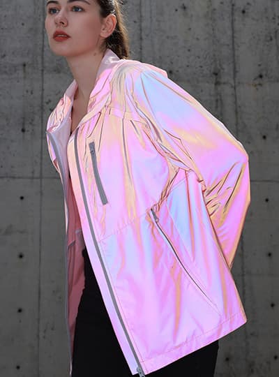 时尚夹克羽绒渐变万搏(中国)面料